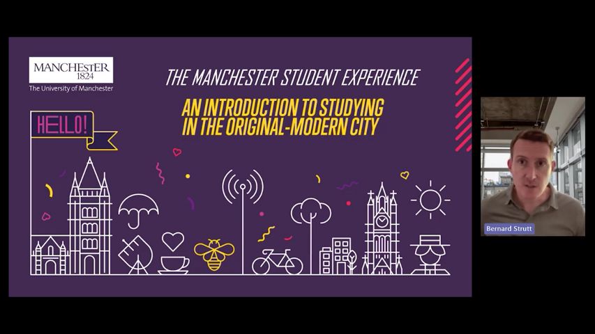 Dummy video preview image for video: The Manchester Student Experience - open day talk