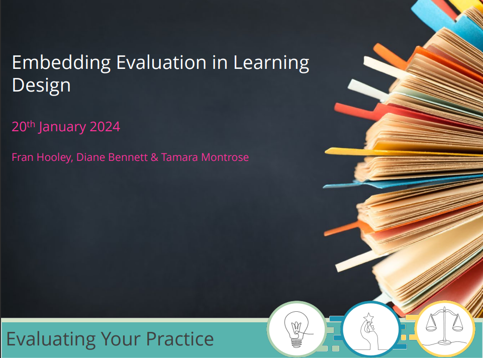 Dummy video preview image for video: Embedding evaluation in learning design