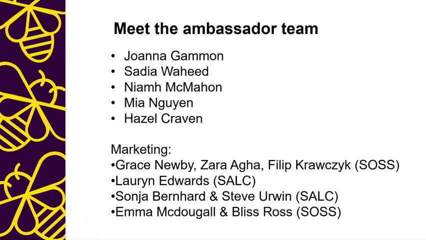 Dummy video preview image for video: SoSS and SALC Student Ambassador training 2026