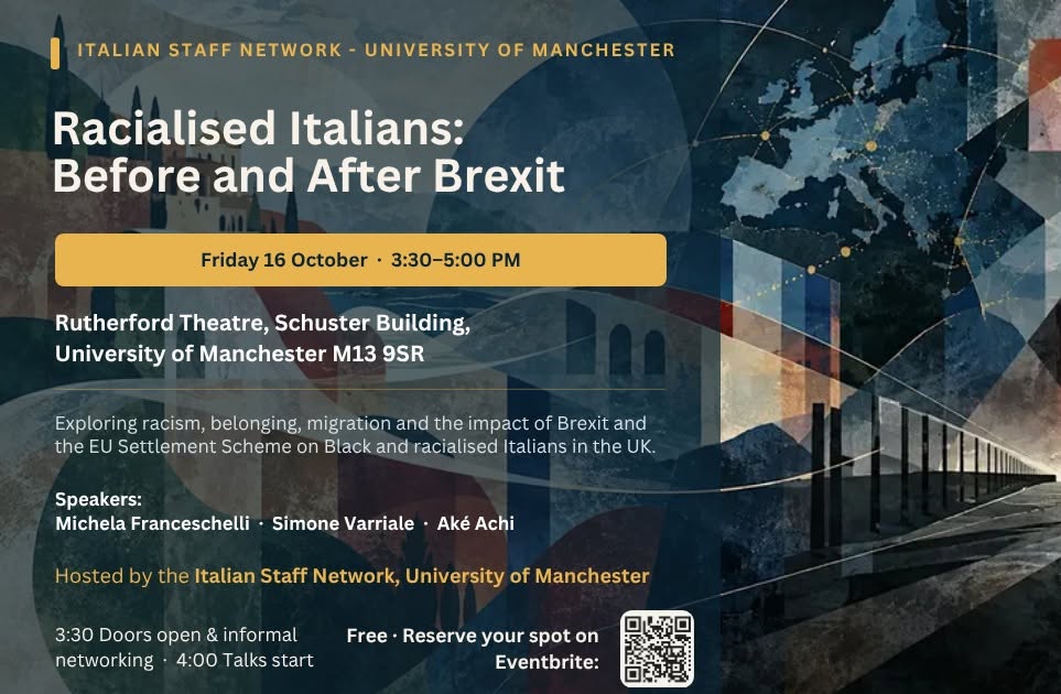 Dummy video preview image for video: Racialised Italians: Before and After Brexit (Italian Staff Network)