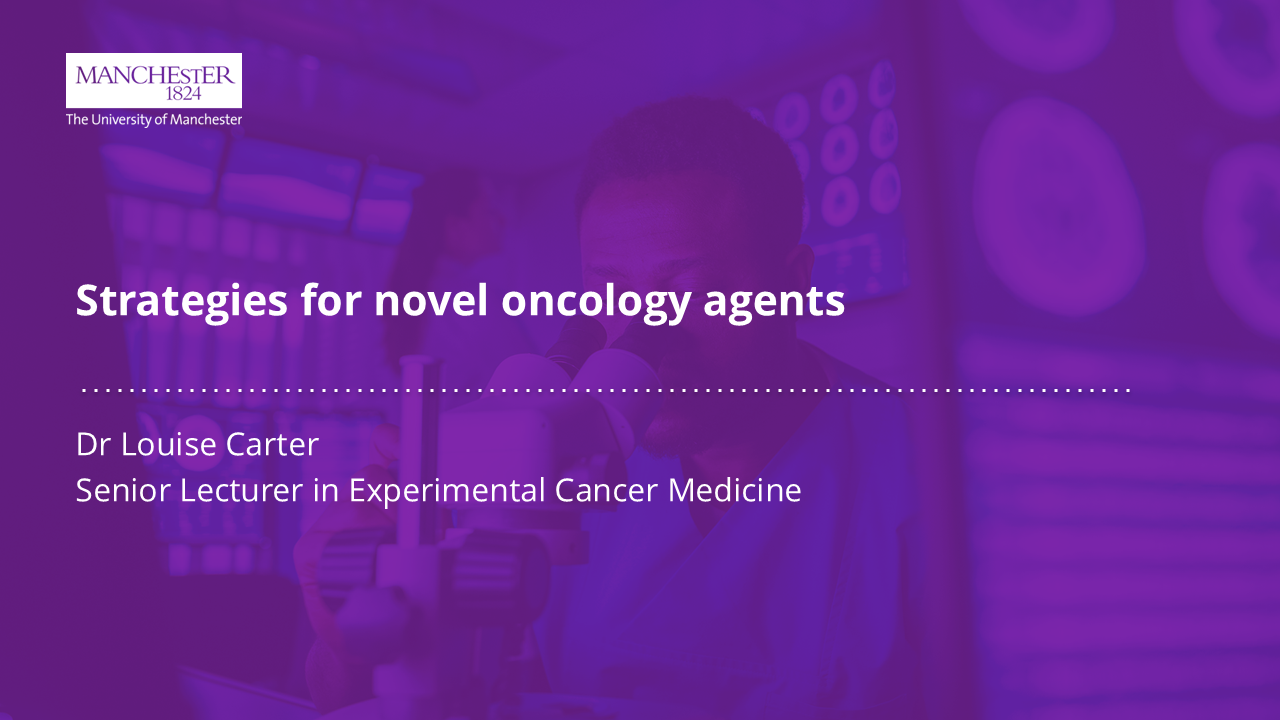 Dummy video preview image for video: Strategies for novel oncology agents