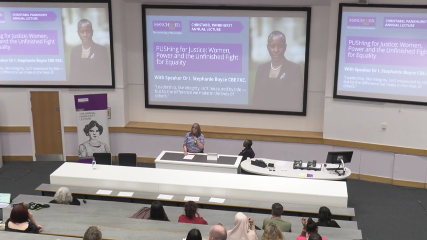 Dummy video preview image for video: Annual Christabel Pankhurst Lecture with I. Stephanie Boyce