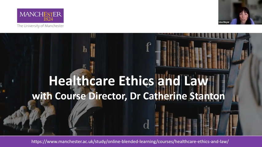 Dummy video preview image for video: Course Insight: Healthcare Ethics and Law