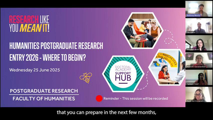 Dummy video preview image for video: Humanities Postgraduate Research Entry 2026 - Where to Begin?