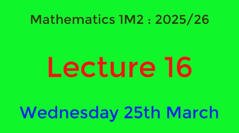 Dummy video preview image for video: 1M2_2025_26_Lecture_16