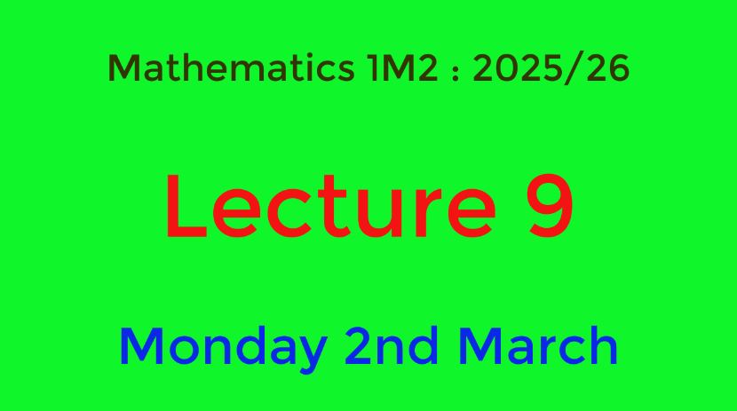 Dummy video preview image for video: 1M2_2025_26_Lecture_9