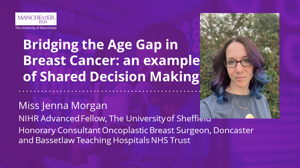 Dummy video preview image for video: Bridging the Age Gap in Breast Cancer: an example of Shared Decision Making